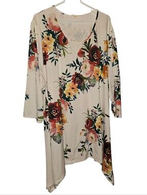 3X Cactus Floral Tunic